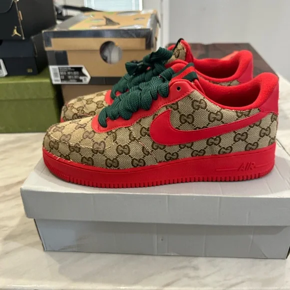 Nike Air Force 1 Gucci custom print - Picture 4 of 5